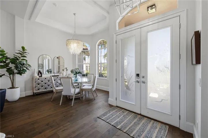 foyer and formal dning