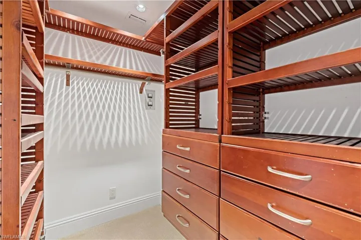 Primary (his) closet