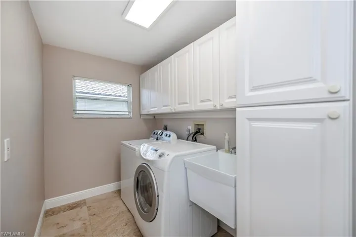 Plenty of cabinets for storage