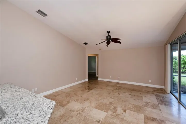 Cathedral or vaulted ceilings throughout