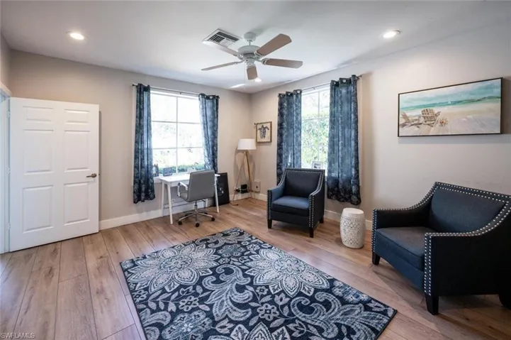 Clubhouse reading room