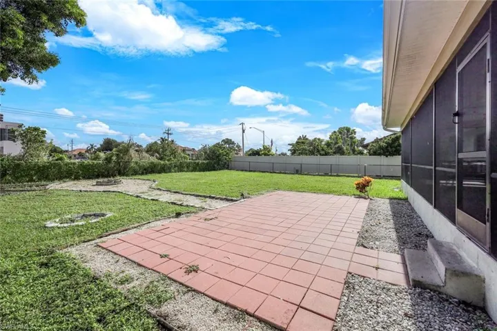 View of patio