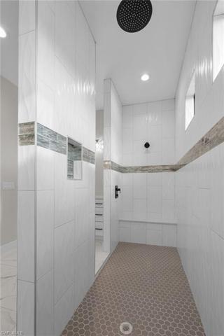 Walk through shower