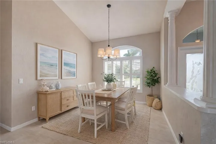 Digitally Staged DINING ROOM