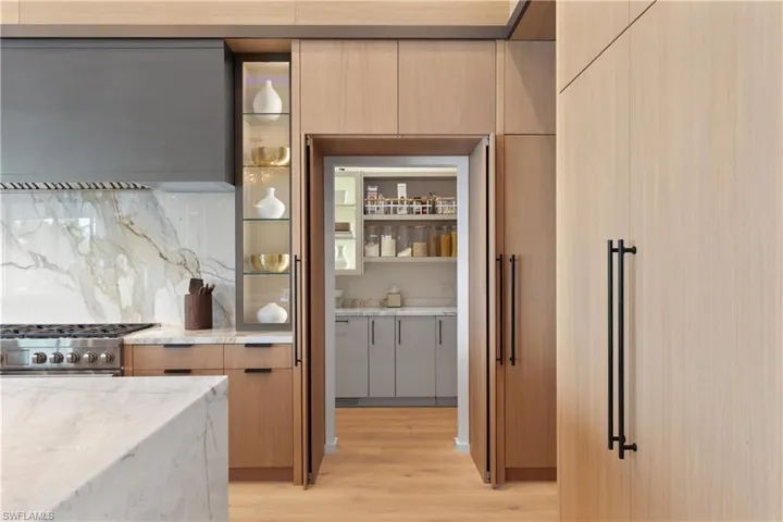 Entry into your butler's pantry.