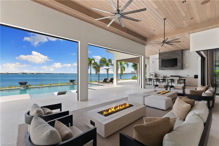 1,400 feet of covered lanai living area, the ultimate oasis for private alfresco relaxation.