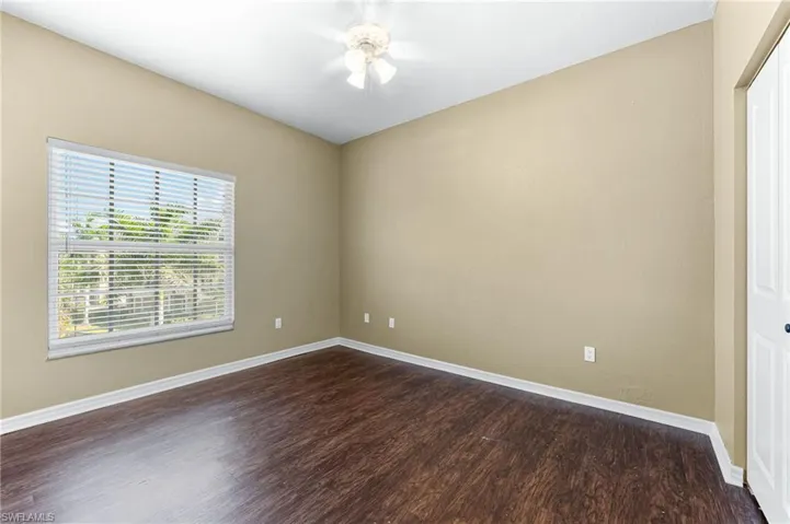 Spare bedroom #2- Bedrooms and Guest Bathroon seperated from main area with a pocket door