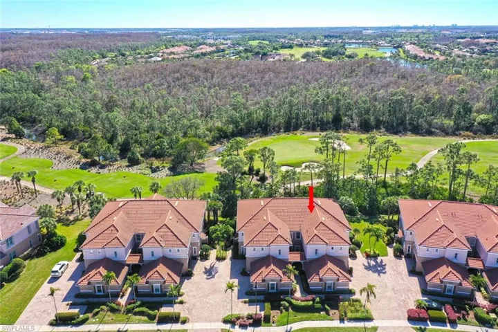 Aerial perspective of Plantation featuring a golf course