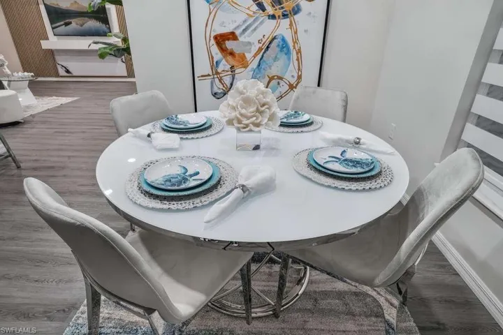 View of dining space