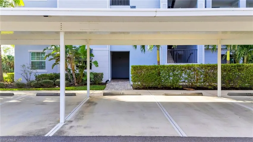 Assigned covered parking