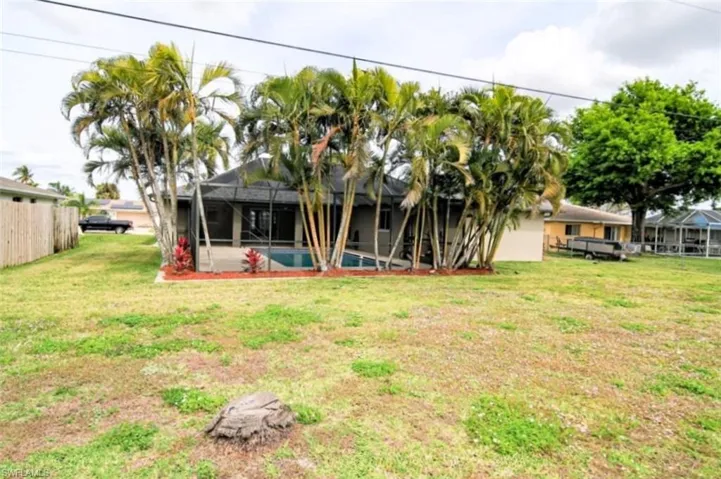 Rear Of Home