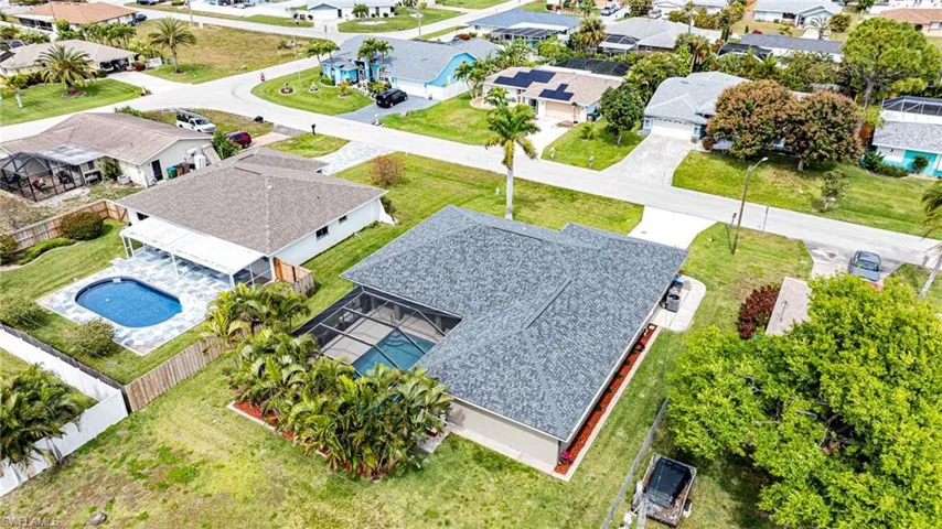 Rear Of Home