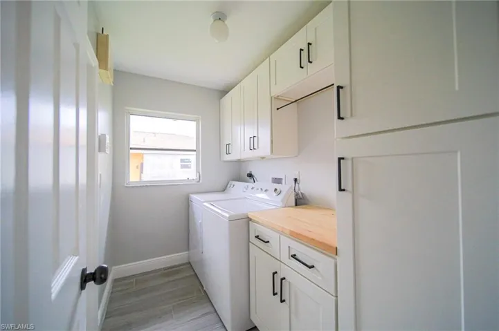 The Laundry Room Has Brand New Cabinets!