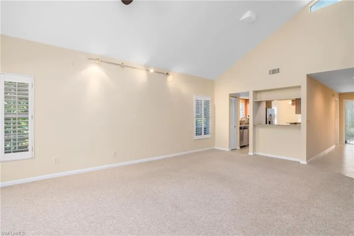 Great room looking into kitchen