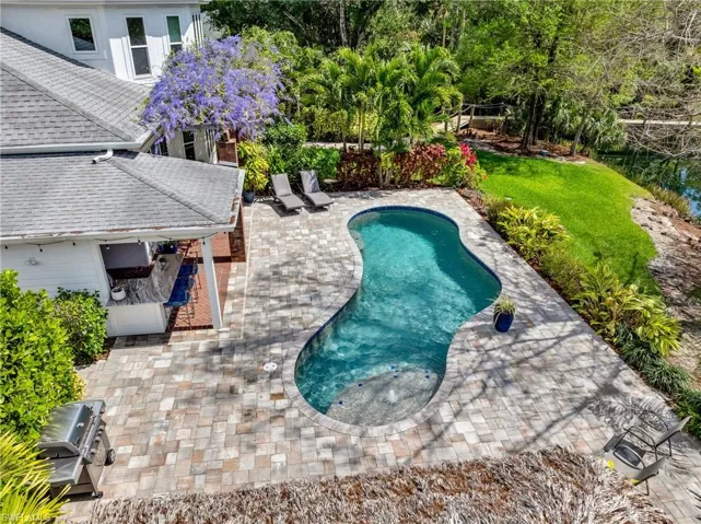 Swimming pool featuring a patio