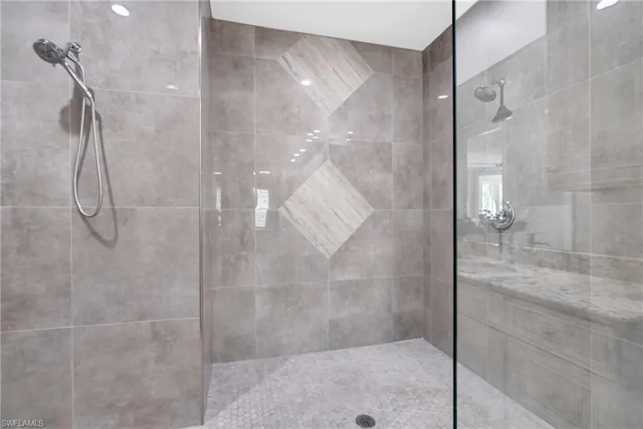 Full bathroom with walk in shower