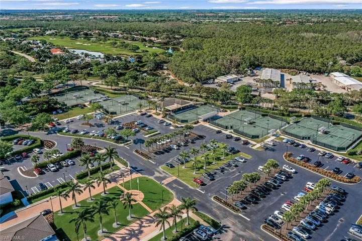 Aerial Shot of the amazing tennis courts!