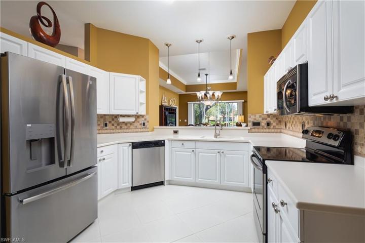 Kitchen opens up to Dining and Living areas