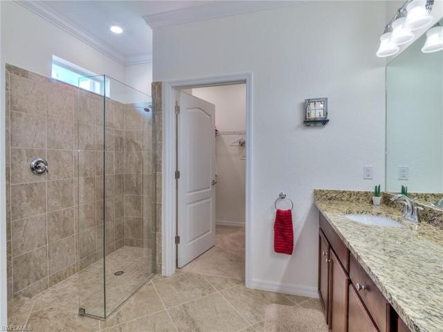 Large walk-in shower with frameless shower enclosure.