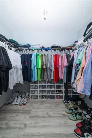 View of spacious closet