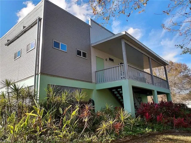 View of rear view of property
