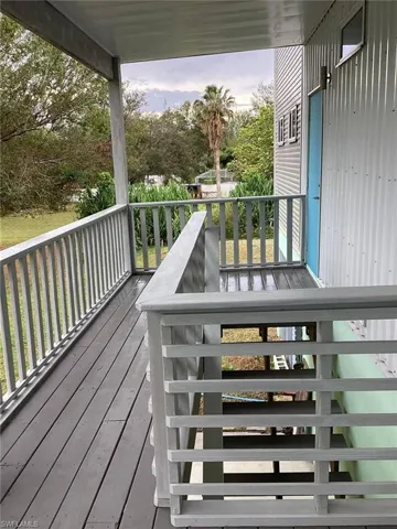 View of deck
