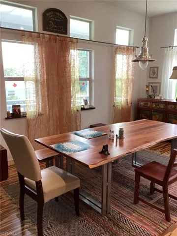 View of dining room