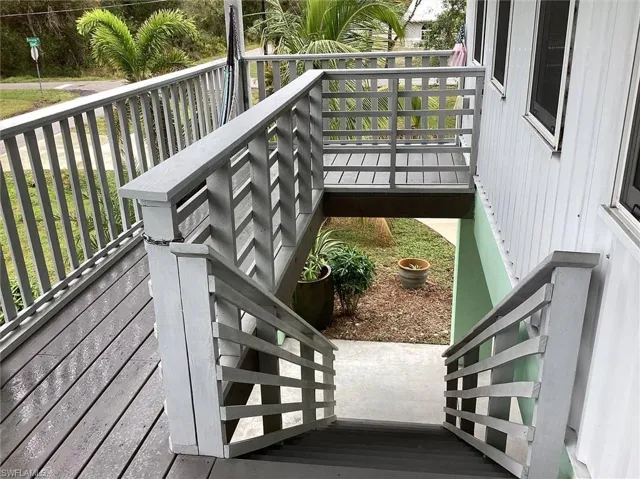 View of deck