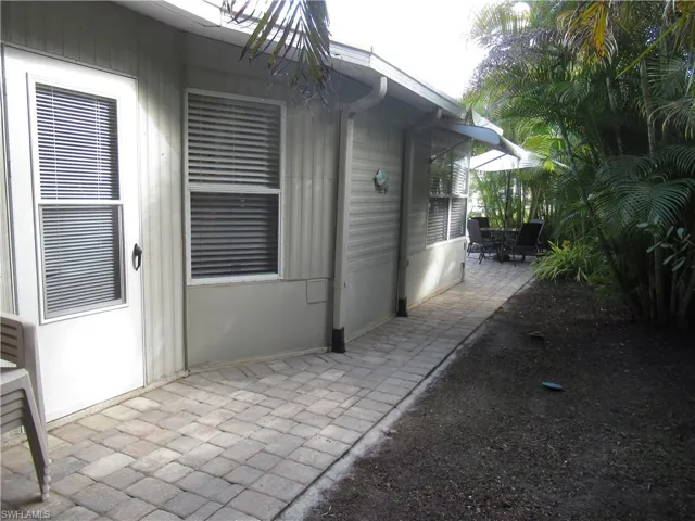 View of patio