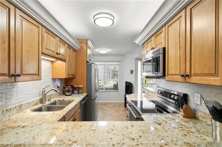 Enjoy a kitchen with pleasant updates, remodeled in 2017