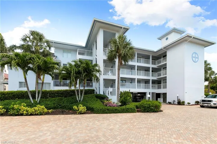 Pristine landscaping around the building