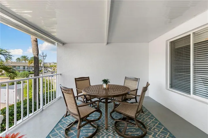 Sitting area right by your front door, plastic bins allowed by association, great for storage