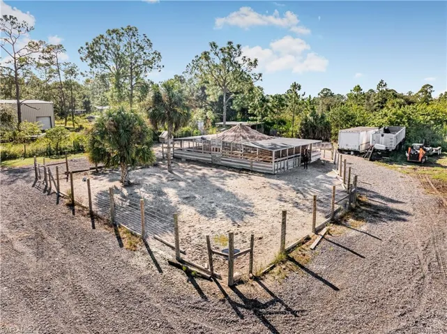 View of community with an outdoor structure
