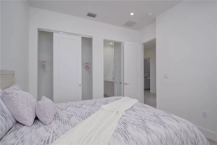 Bedroom with a closet