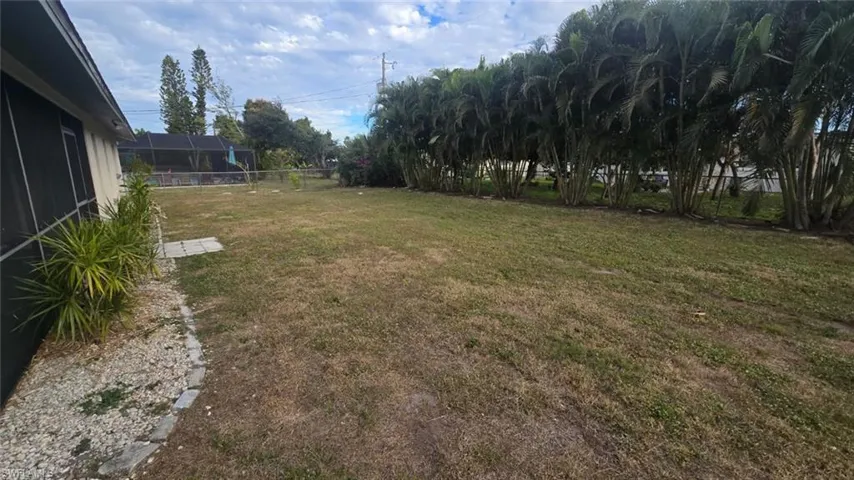 View of yard
