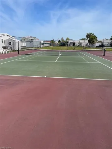 View of sport court featuring basketball court