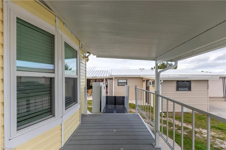 View of deck