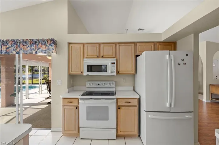 Bright kitchen.