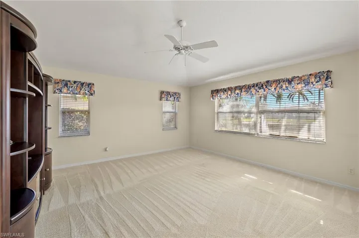 Spacious family room.