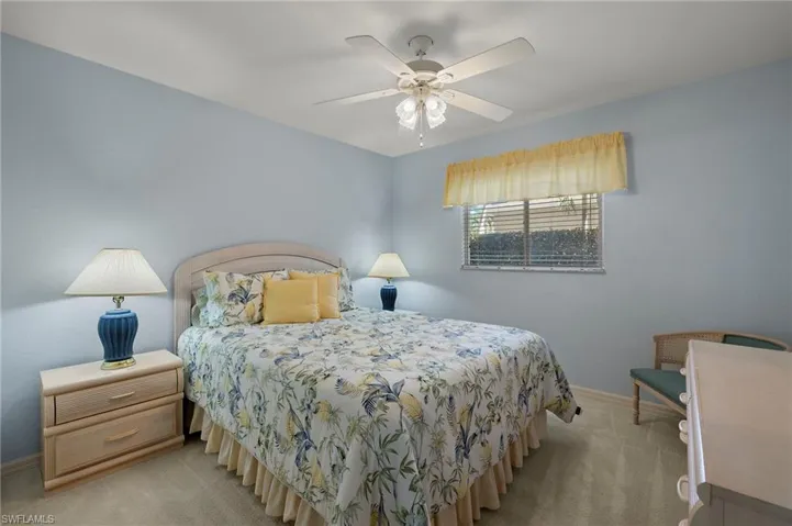 One of two guest bedrooms