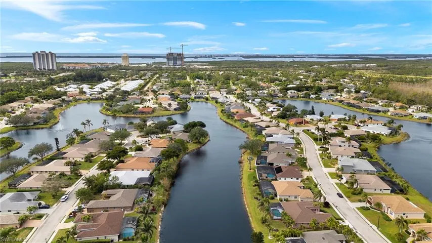 Drone / aerial view of the community.