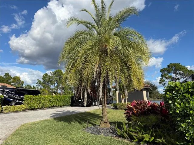View of home's community featuring a yard