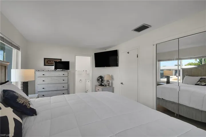 Spacious primary bedroom with ensuite.