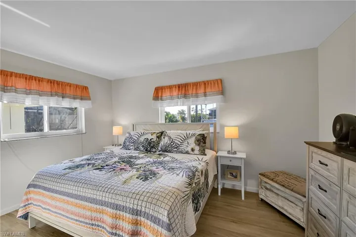 Guest bedroom with large closet.