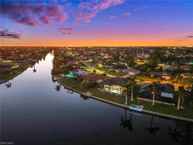 Aerial Twilight View
