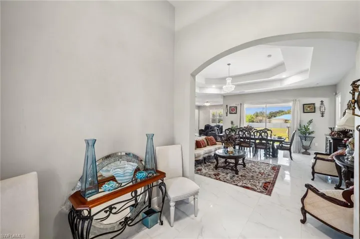Foyer leading into the home