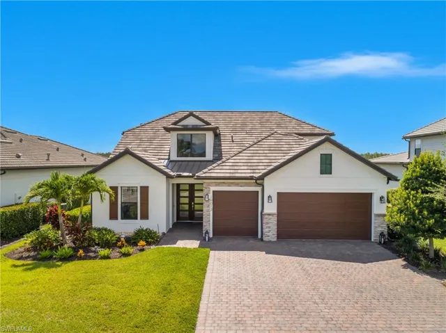Featuring nearly 3900 sq. ft. of interior living space with 4 bedrooms plus a DEN, 4 full baths, 3 car AC and oversized garage, soaring ceilings with designer finishes and an open and airy floor plan.