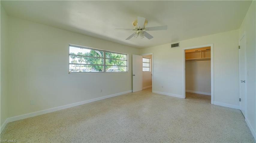 The Terrazzo flooring continues throughout the home. Make it glisten! Make it shine!