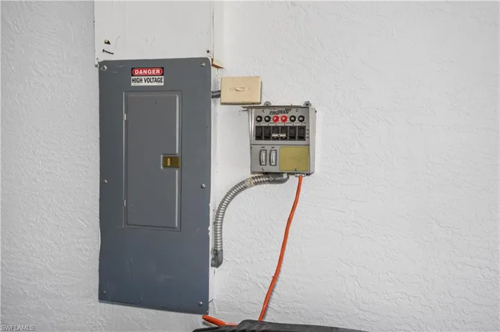 Utilities with electric panel
