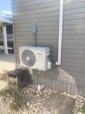 Exterior details featuring ac unit